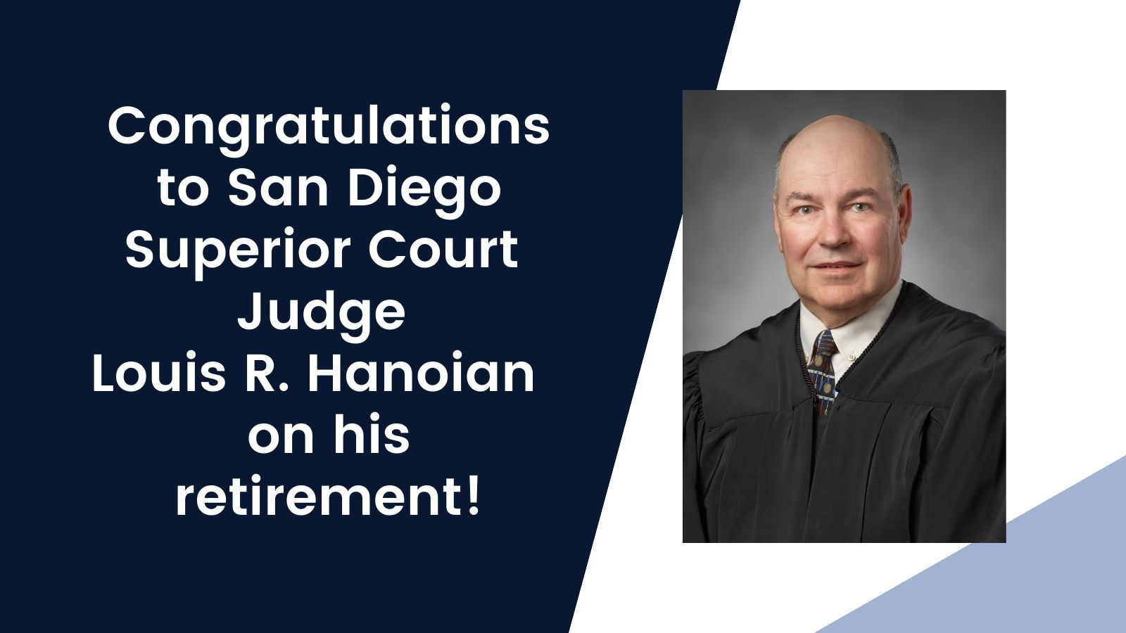 Judge Hanoian Retires