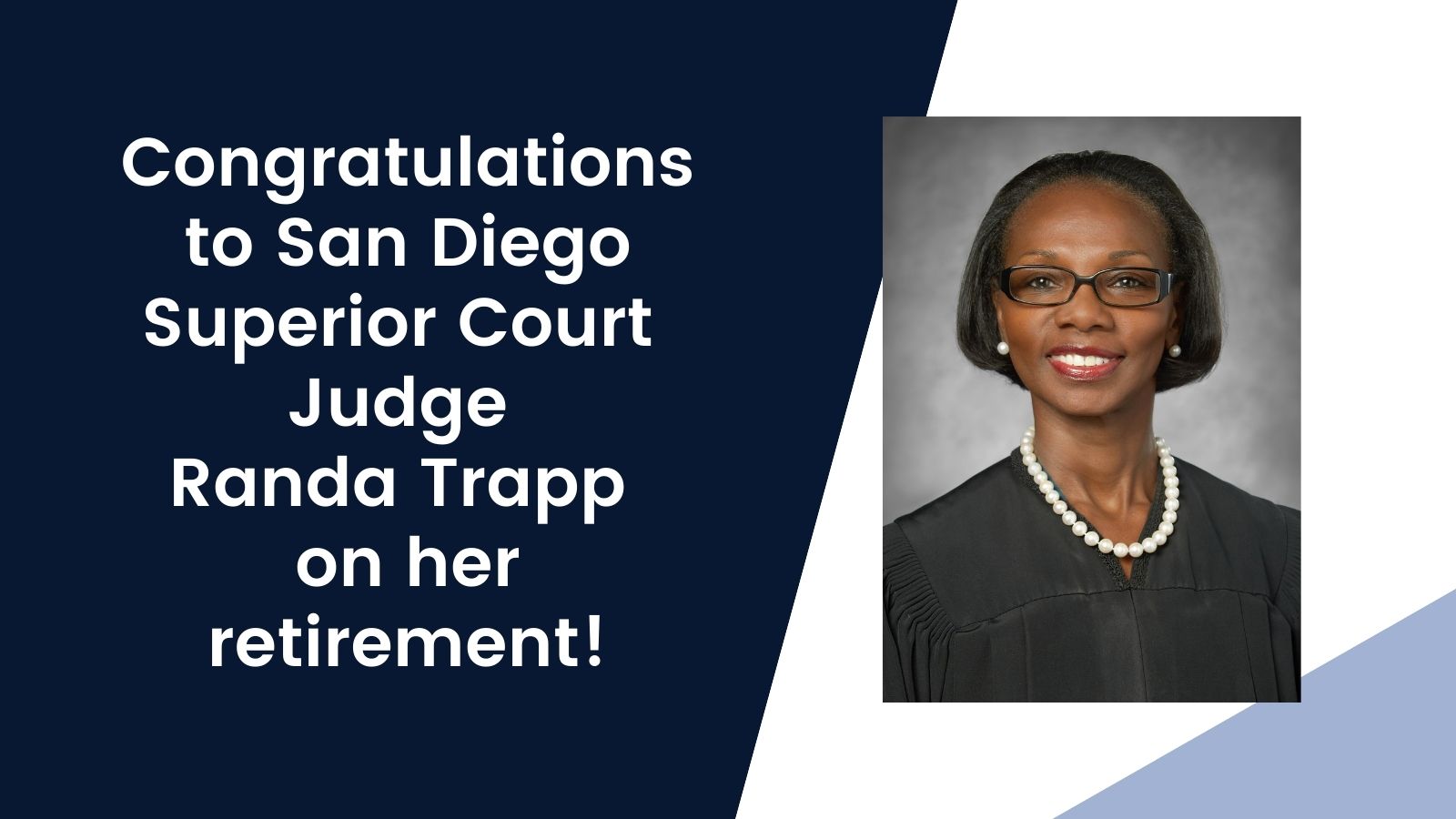 Judge Trapp Retirement