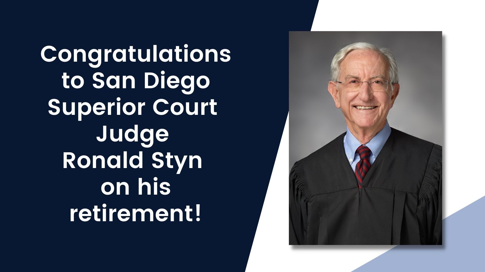 Judge Styn Retirement