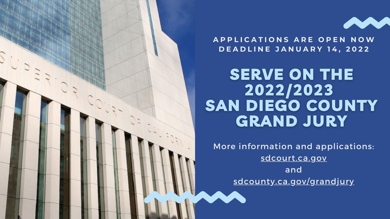 San Diego County Grand Jury Looking for New Applicants