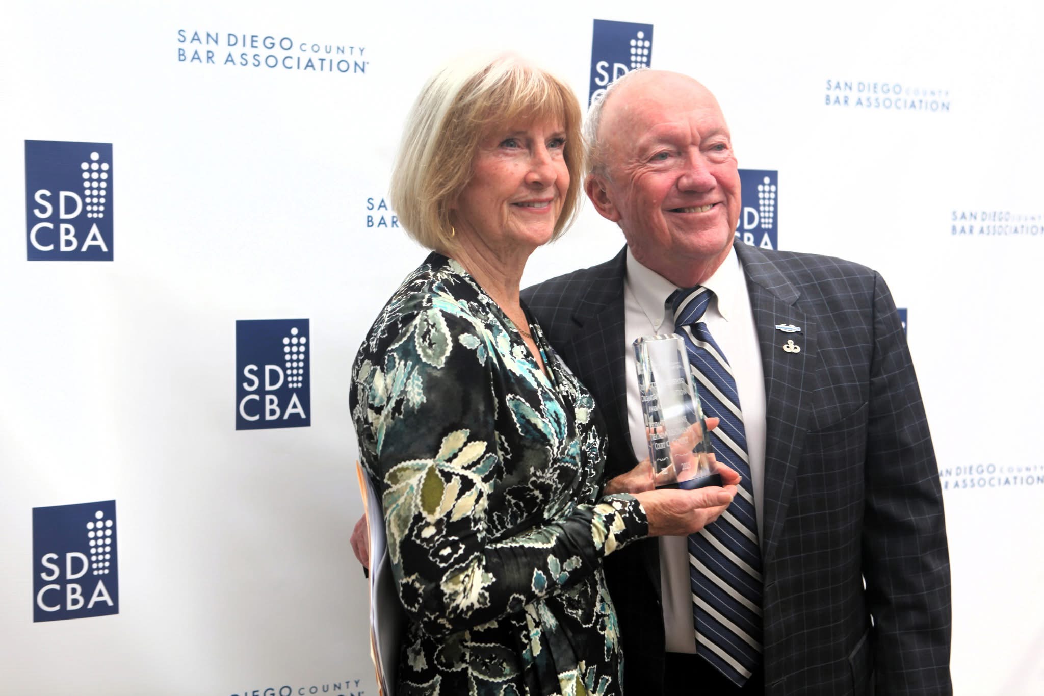 SDCBA Award - Patrick Russell & Susan Inot